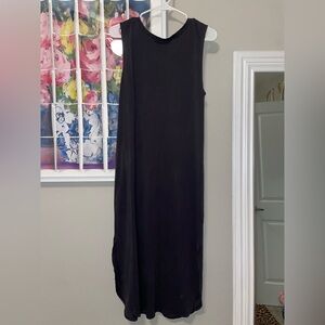Black maxi dress